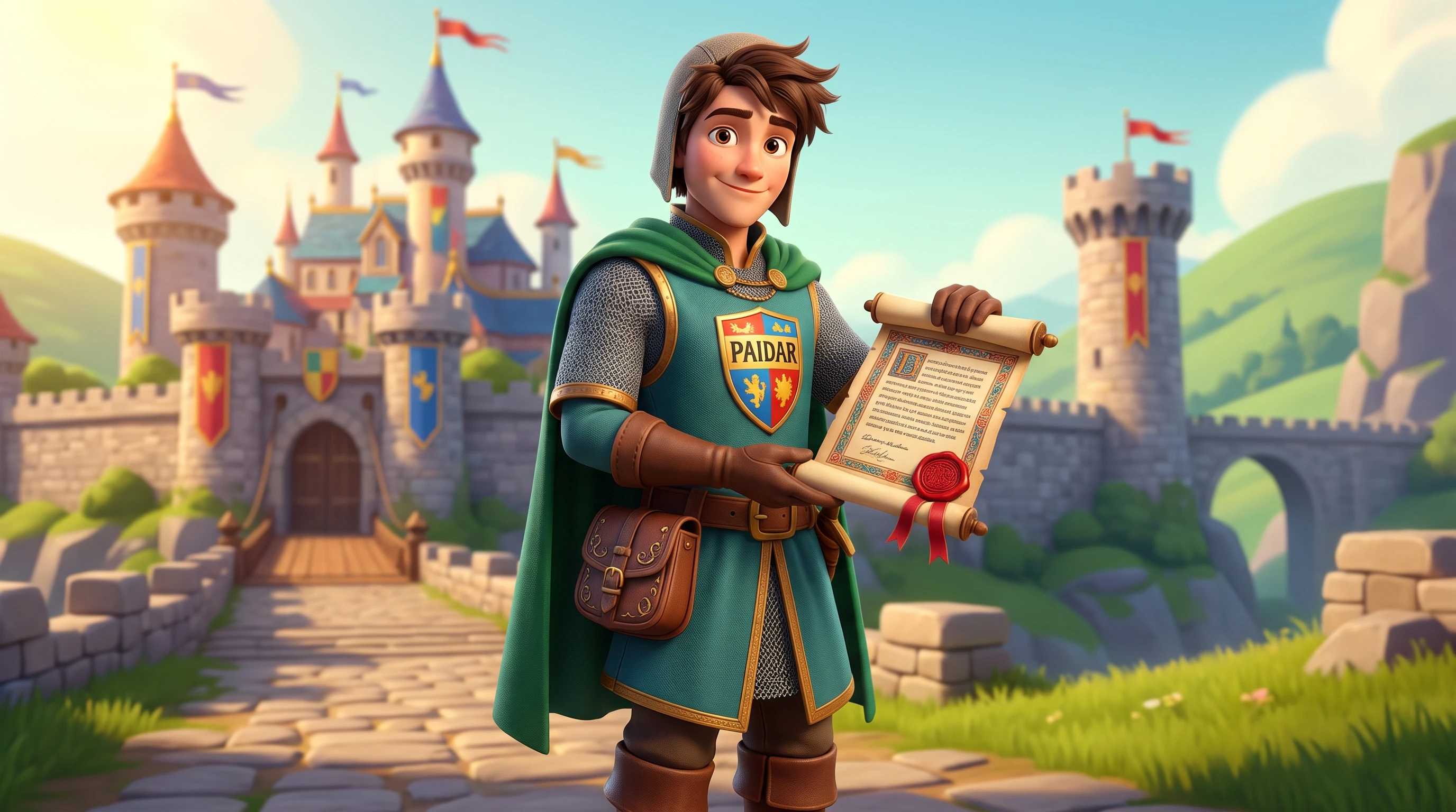 Sir Protek, Heraldo de Camelot