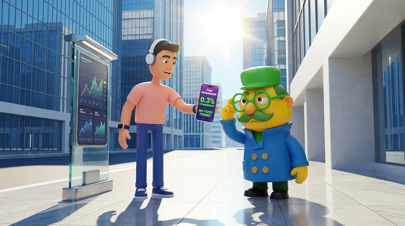 Dino muestra su nueva App de inversión con orgullo