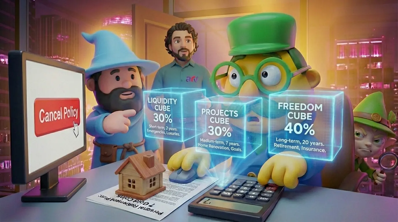 La Estrategia de los Tres Cubos: Liquidez, Proyectos y Libertad