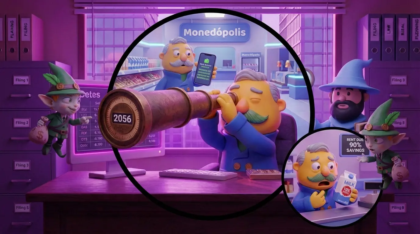 Max ve a través del catalejo del Maestro Sarvi el efecto de la inflación en el futuro