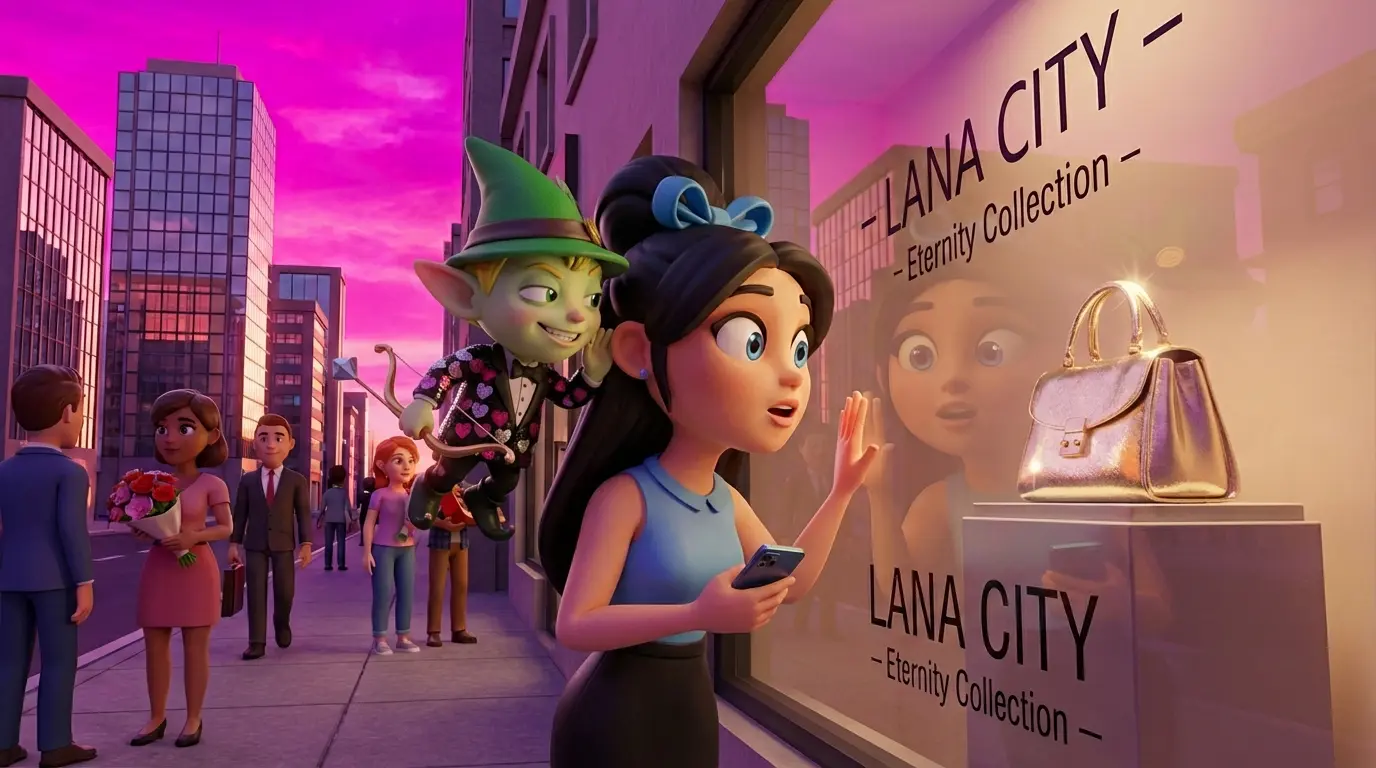 Fisquillo tentando a Val en la boutique