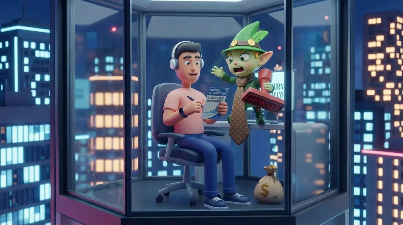 Fisquillo tienta a Dino a firmar sin leer